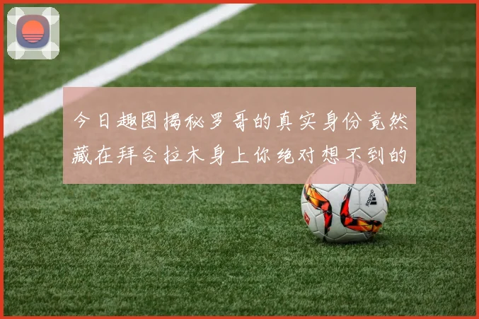 今日趣图揭秘罗哥的真实身份竟然藏在拜合拉木身上你绝对想不到的真相